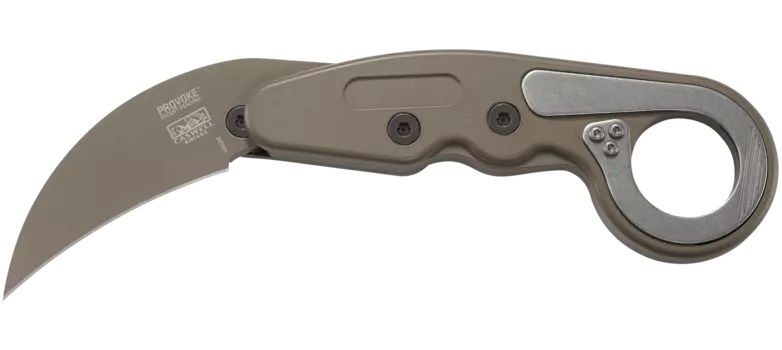 Складной нож Provoke, D2, сталь D2, рукоять алюминий, покрытие Cerakote