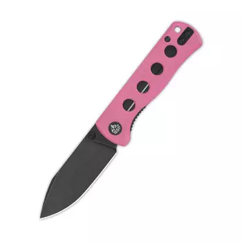 Складной нож QSP Canary Folder, сталь Sandvik 14C28N, рукоять G10, розовый