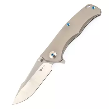 Складной нож Reate EXO-K, сталь N690 Stonewash, рукоять алюминий