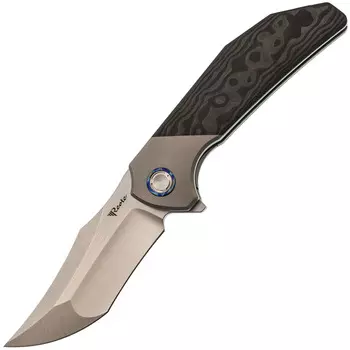 Складной нож Reate Tiger, сталь M390, рукоять Fat Carbon, Black camo