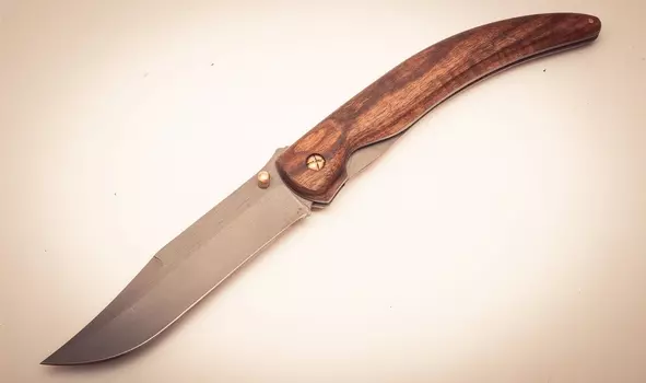 Складной нож Рекрут, сталь 95х18, орех