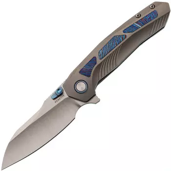 Складной нож Remette Kestrel, сталь S35VN, рукоять титан/Timascus