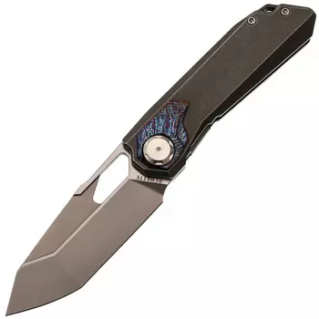 Складной нож Remette Peregrine Falcon, сталь M390, рукоять серый титан/тимаскус