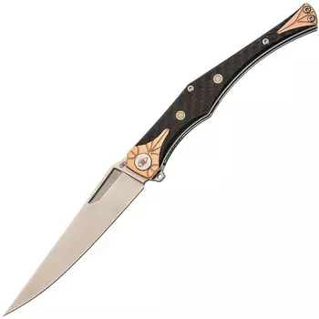 Складной нож Reptilian Идальго M390-B Ограниченная серия, сталь M390, рукоять карбон