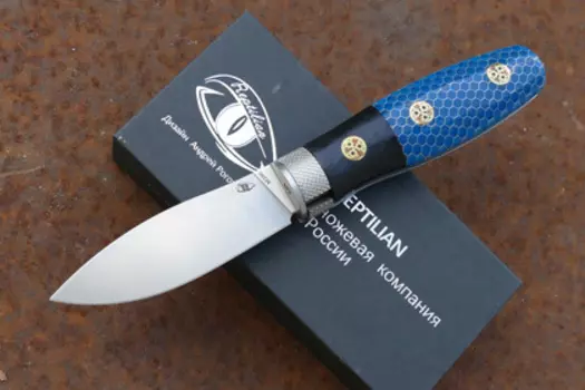 Складной нож Reptilian "Лесовик-01", сталь M390, рукоять G10/g tek, Limited Edition