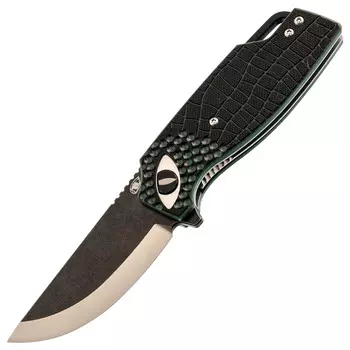 Складной нож Рептилия-02 Reptilian, сталь D2, рукоять Black G10