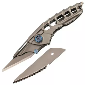 Складной нож Rike Knife Alien, сталь M390, рукоять титан
