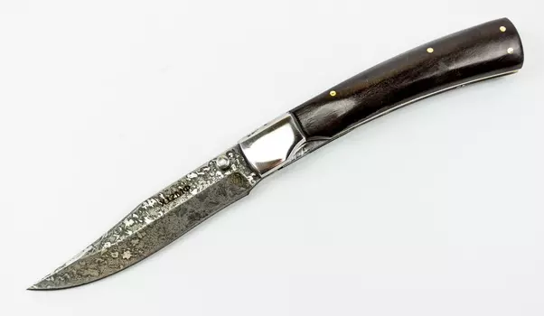 Складной нож Рысь-1, сталь Х12МФ, граб