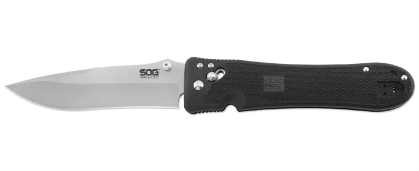 Складной нож Spec Elite II - SOG SE18 12.7 см., сталь VG-10, рукоять пластик GRN