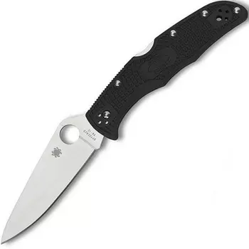 Складной нож Spyderco Endura 4 Flat Ground - 10FPBK, сталь VG-10 Satin Plain, рукоять термопластик FRN, чёрный