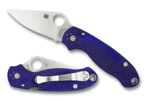 Складной нож Spyderco Para 3 Blue, CPM S110V, G10