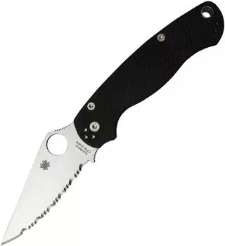 Складной нож Spyderco Paramilitary 2 Serrated C81GS2 сталь S45VN, рукоять G10