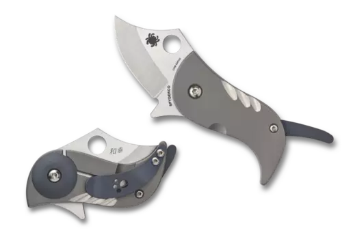 Складной нож Spyderco Pochi, сталь S45VN, рукоять Titanium