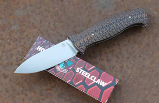 Складной нож Steelclaw "Поиск", сталь VG10, рукоять G10, черно-оранжевый