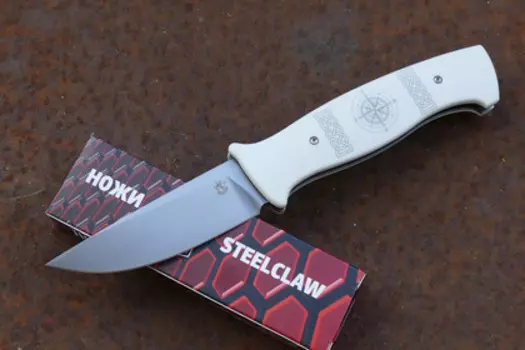 Складной нож Steelclaw "Поиск", сталь VG10, рукоять G10, белый