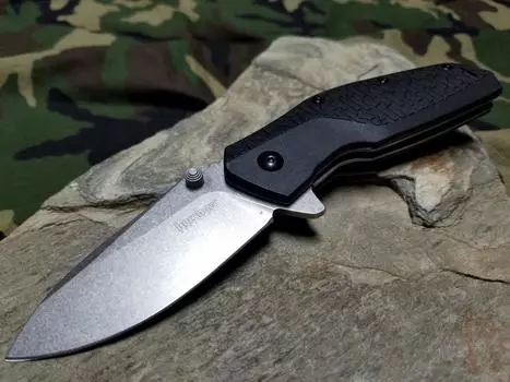 Складной нож Swerve KERSHAW 3850, сталь 8Cr13MOV Stonewashed, рукоять текстурированный термопластик GFN