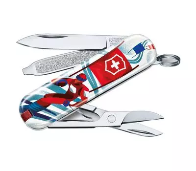 Складной нож Victorinox Classic LE2020 Ski Race, 58 мм 7 функций