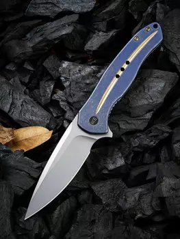 Складной нож WE Knife Kitefin Blue, CPM S35VN