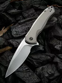 Складной нож WE Knife Kitefin Grey, CPM S35VN