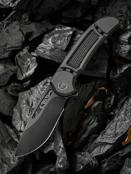 Складной нож WE Knife Minax black, 20CV
