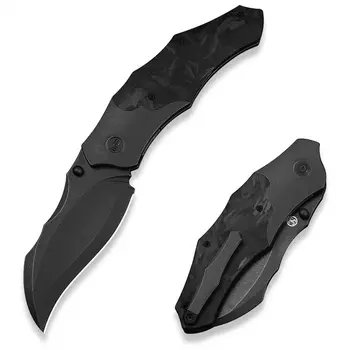 Складной нож WE Knife Orc Boss, сталь CPM 20CV, рукоять титан, черный