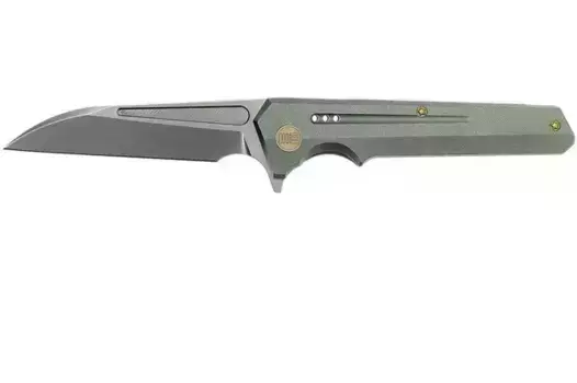 Складной нож WE Knife, сталь M390, рукоять титан, black