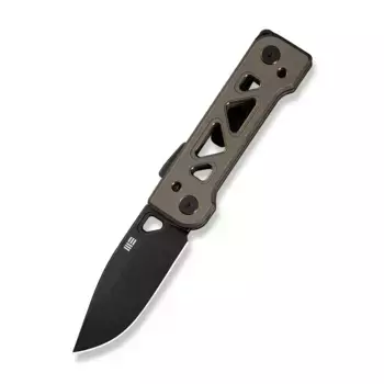 Складной нож WE Knife Tyro, сталь CPM 20CV, рукоять титан, бронзовый