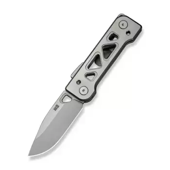 Складной нож WE Knife Tyro, сталь CPM 20CV, рукоять титан, серый