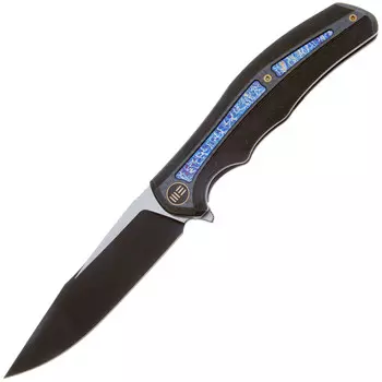 Складной нож WE Knife Zonda, сталь CPM-20CV, рукоять титан/карбон