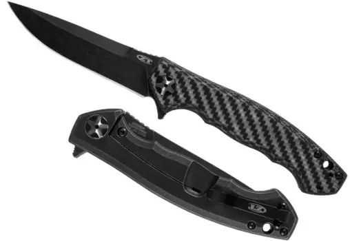 Складной нож Zero Tolerance 0452WBW, сталь CPM-S35VN, рукоять карбон/титан BlackWash™ покрытие