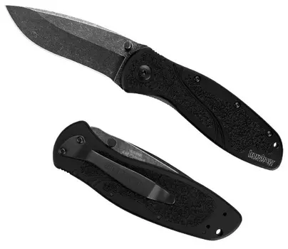 Полуавтоматический складной нож Kershaw Blur K1670BW, сталь Sandvik 14C28N, рукоять алюминий, черный