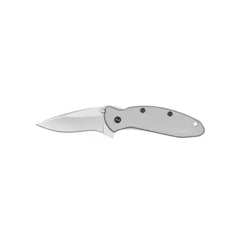 Складной полуавтоматический нож KERSHAW SCALLION, сталь 420HC, рукоять Stainless Steel