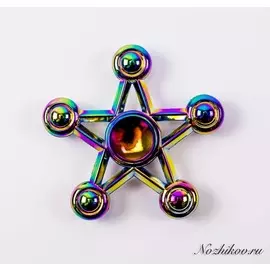 Спиннер (Hand Spinner) Rainbow Sheriff Star