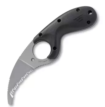 Стропорез Bear Claw Serrated Edge-1, CRKT 2510, сталь AUS 4, рукоять термопластик GRN, черный