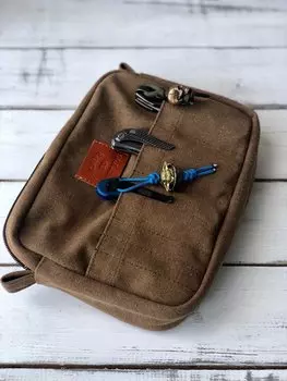 Сумка для 11 складных ножей Knife to meet you BAG-NEC, коричневая