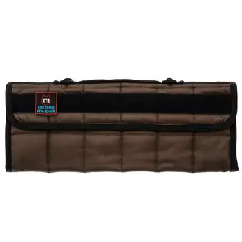 Сумка для 12 ножей с замком KTB, коричневая