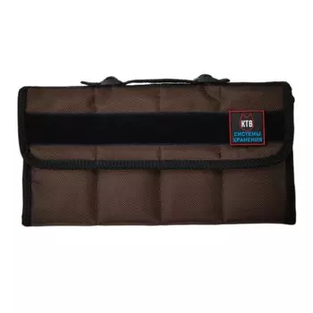 Сумка для 8 ножей KTB, коричневая