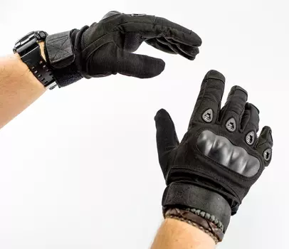 Тактические перчатки, черные