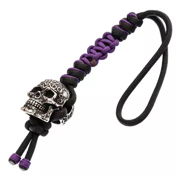 Темляк большой для складного ножа с бусиной "Big SCL", B/V