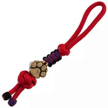 Темляк для складного ножа с бусиной "Red Route", R/V/B