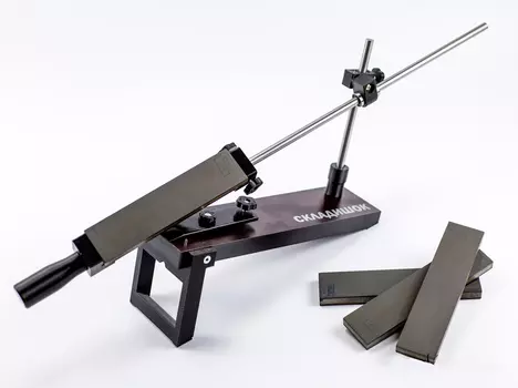 Точильный станок Складишок "Старт" с набором алмазных камней 150х25х10 мм