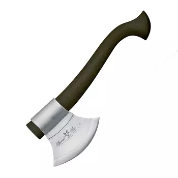 Топор Fox Trekking Axe, сталь 12C27, рукоять Sassafras Wood, чёрный