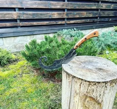 Тяпка для мяса Гяймакеш Сварог, сталь 65Г, рукоять дерево