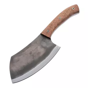 Тяпка Туристическая №2, сталь ХВГ, орех, Мастерская Ваулина