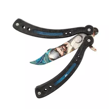 Тренировочный нож-бабочка (балисонг) Тор, фанера