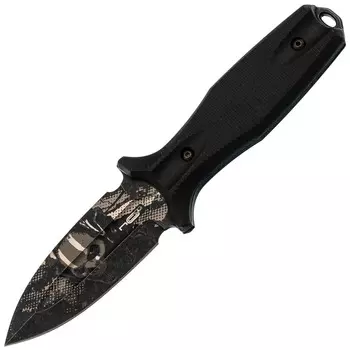 Туристический нож N.C.Custom Grave 2.0, сталь AUS-8, рукоять эластрон