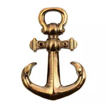 Застежка для браслета "Якорь", латунь