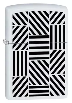 Зажигалка ZIPPO 214 Abstract с покрытием White Matte