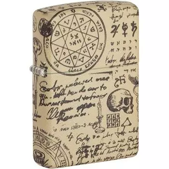 Зажигалка ZIPPO Alchemy Design с покрытием 540 Matte, латунь/сталь, бежевая, матовая