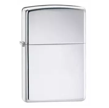 Зажигалка ZIPPO Armor High Polish Chrome, латунь с ник.-хром. покрыт., серебр., глянцевая, 36х56х12мм